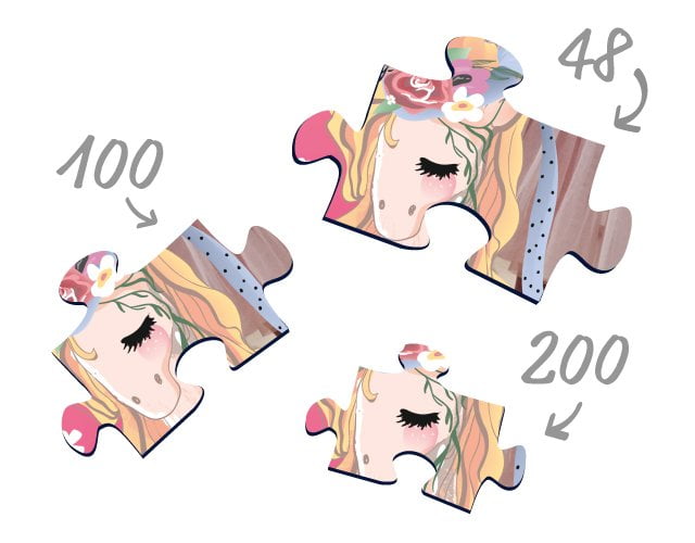 Kartónové puzzle pre deti