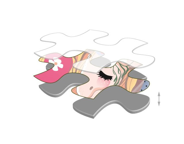 Veľkosť dielikov puzzle