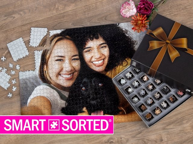 SMART SORTED® - valentínske puzzle s prekvapením