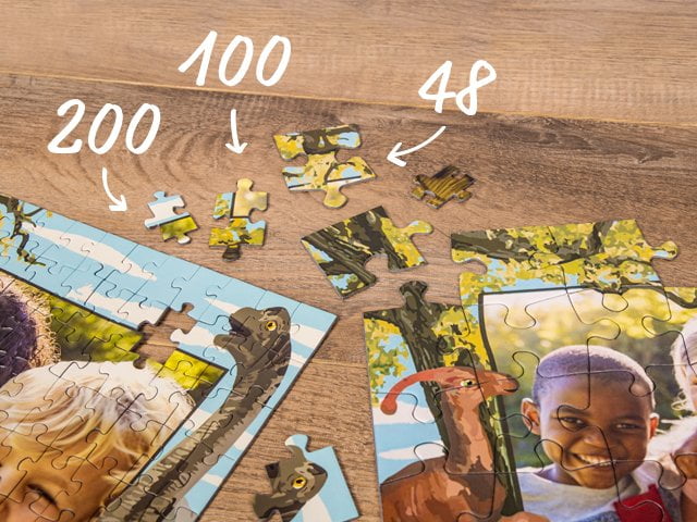 Koľko dielikov puzzle pre aký vek?